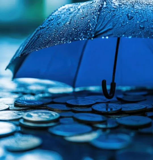 Umbrella shielding revenue from rain highlighting how slow site speed is costly